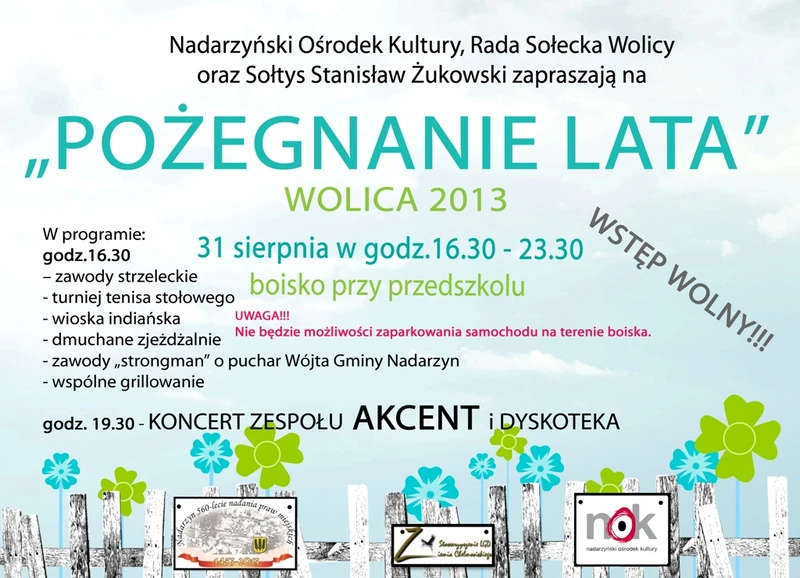 Pożegnanie lata 2013 w Wolicy
