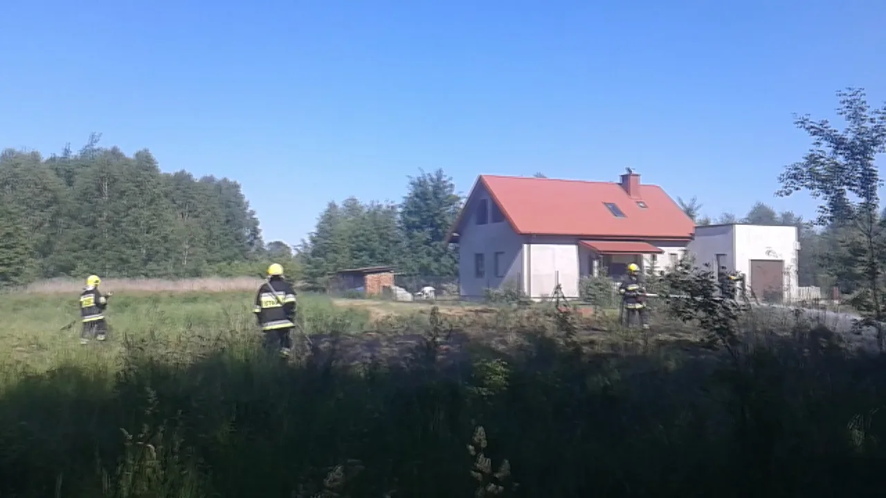 Niewielki pożar z wielkim dymem