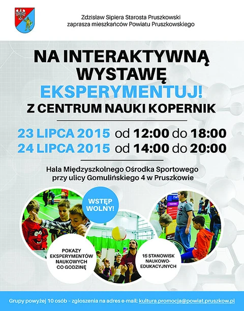 Powiat zaprasza na wystawę z Centrum Nauki Kopernik