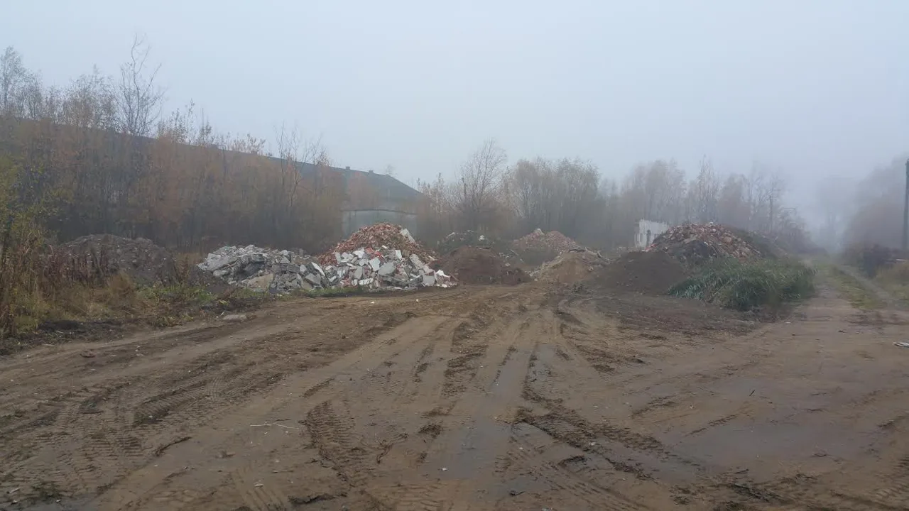 Miejsce na gruzowisko wskazał wójt Gminy Nadarzyn