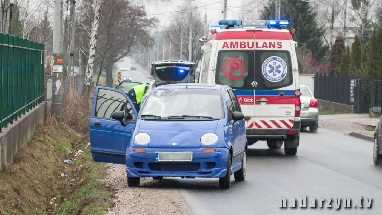 Wypadek z udziałem nietrzeźwego rowerzysty