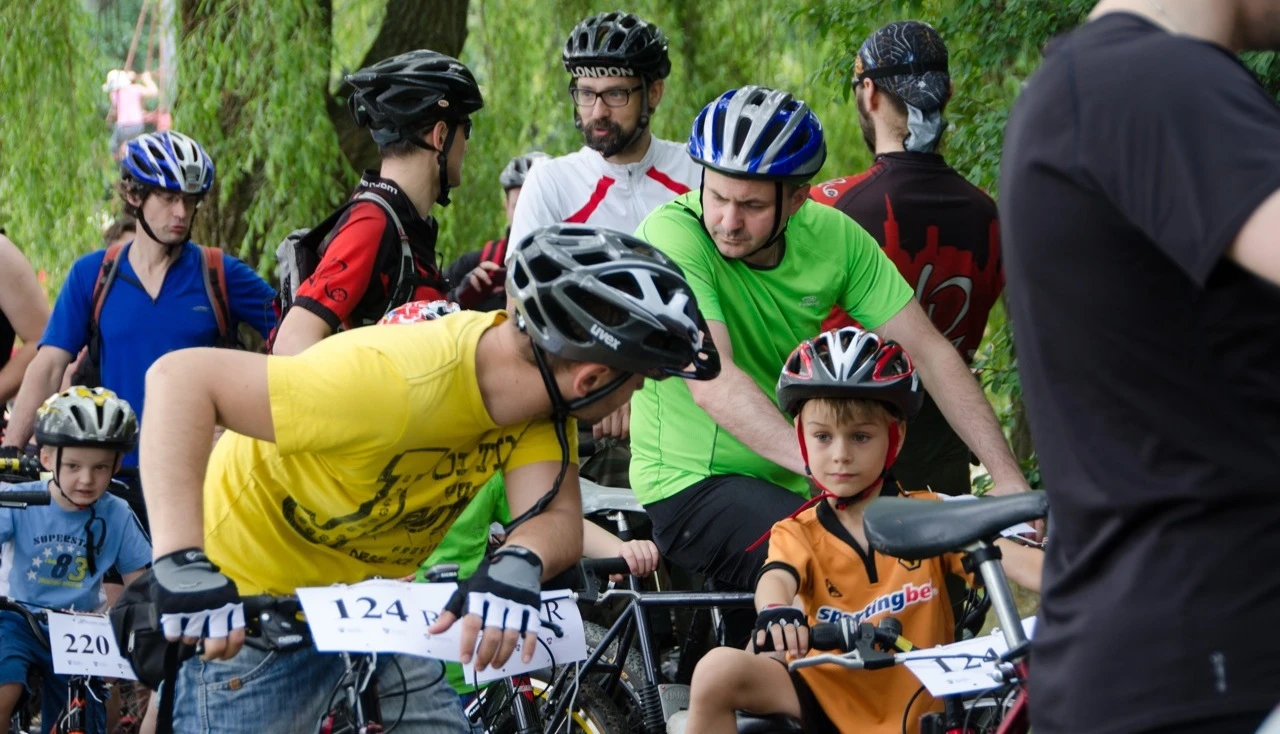 “Ojcowie na start” - rodzinny wyścig rowerowy
