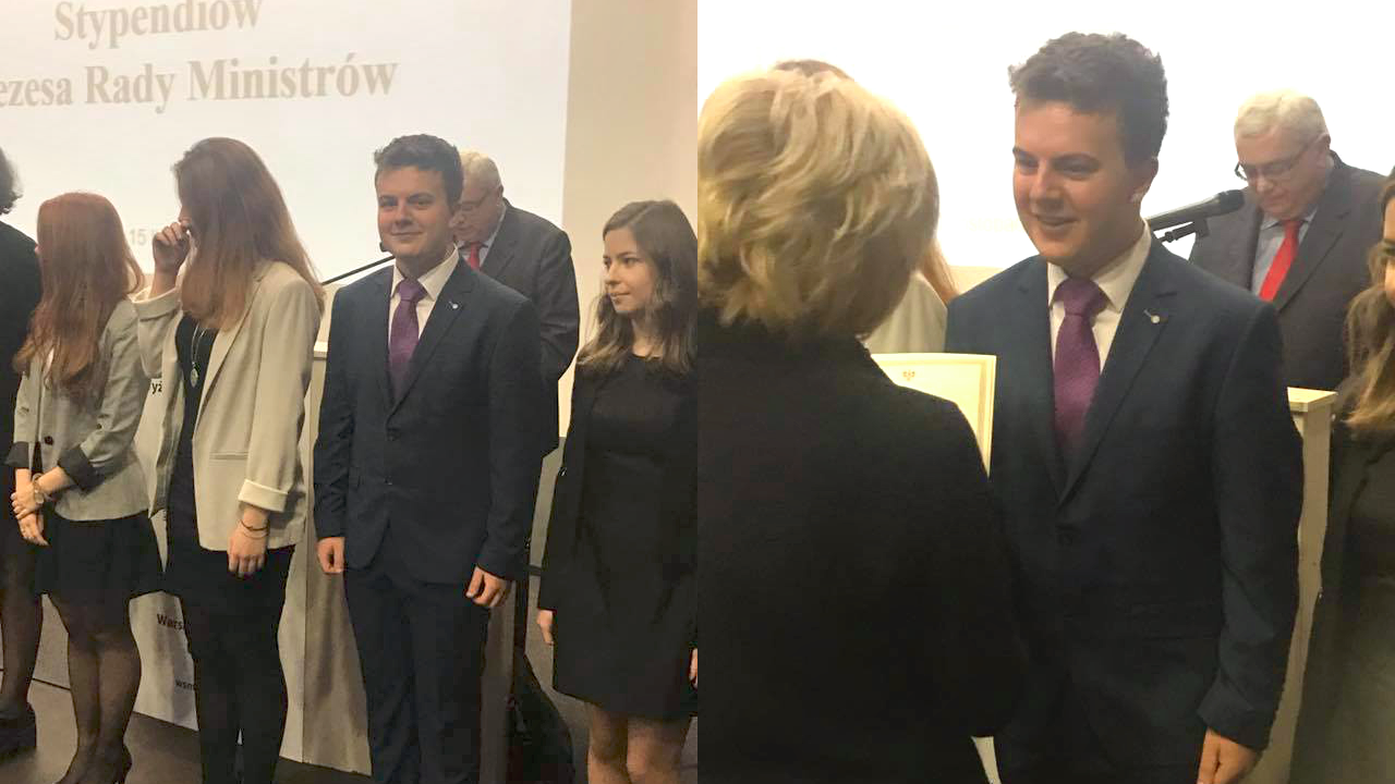 Mieszkaniec Nadarzyna ze stypendium Prezesa Rady Ministrów