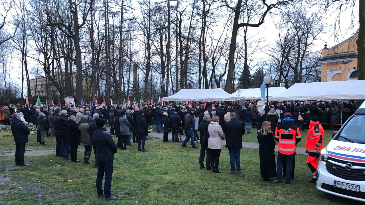 Pogrzeb wójta Gminy Nadarzyn