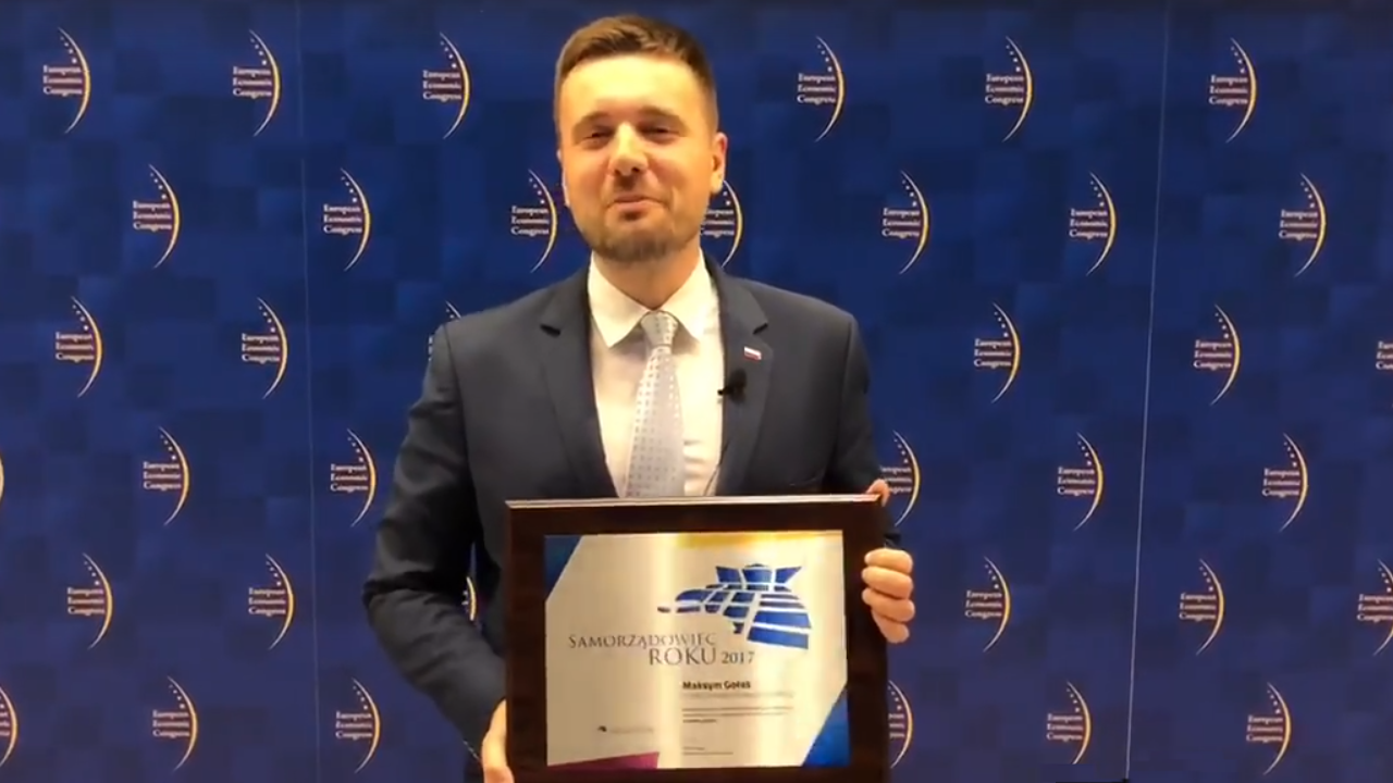 Maksym Gołoś najlepszym starostą w plebiscycie organizowanym przez Grupę PTWP i Portal Samorządowy