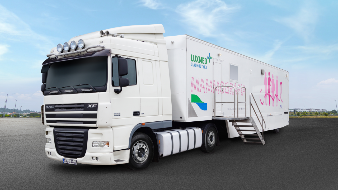 Mammobus LUX MED - bezpłatne badania mammograficzne dla kobiet w wieku 50-69 lat w grudniu 2018 - Nadarzyn