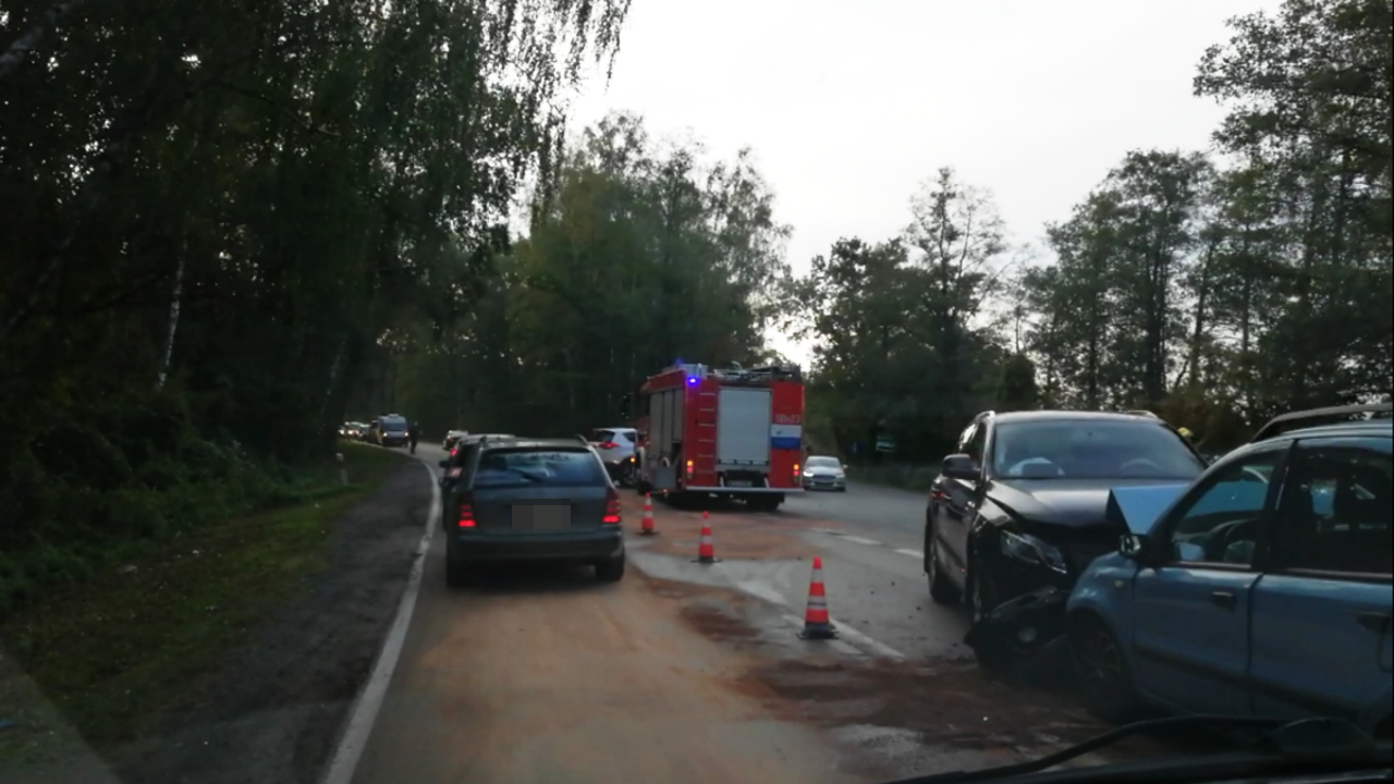 Utrudnienia w ruchu na trasie 721 do Magdalenki
