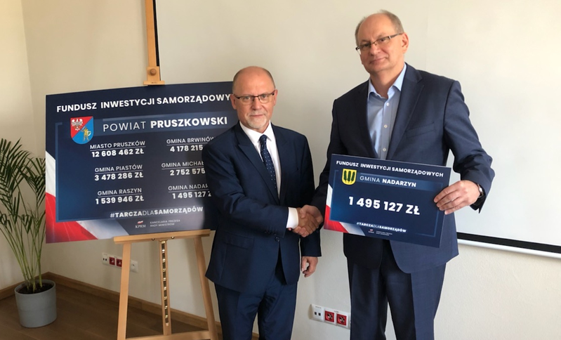 1,5 mln zł. dla Gminy Nadarzyn w ramach Tarczy antykryzysowej