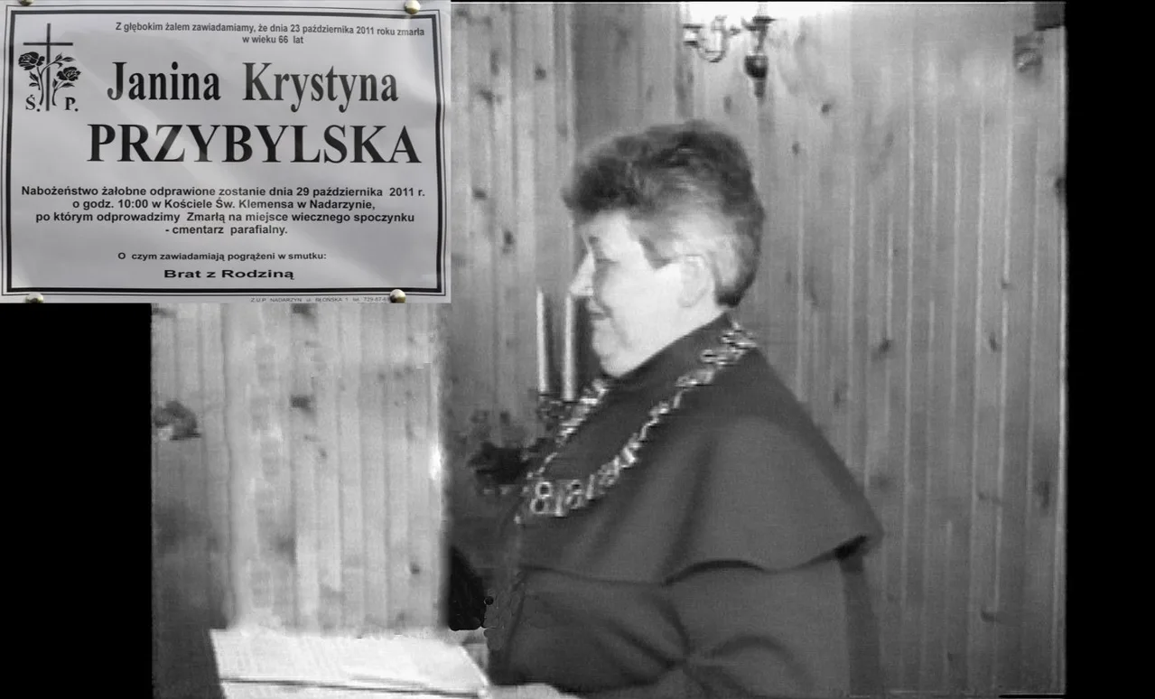 ZMARŁA JANINA KRYSTYNA PRZYBYLSKA