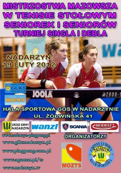 Mistrzostwa Mazowsza w Tenisie Stołowym