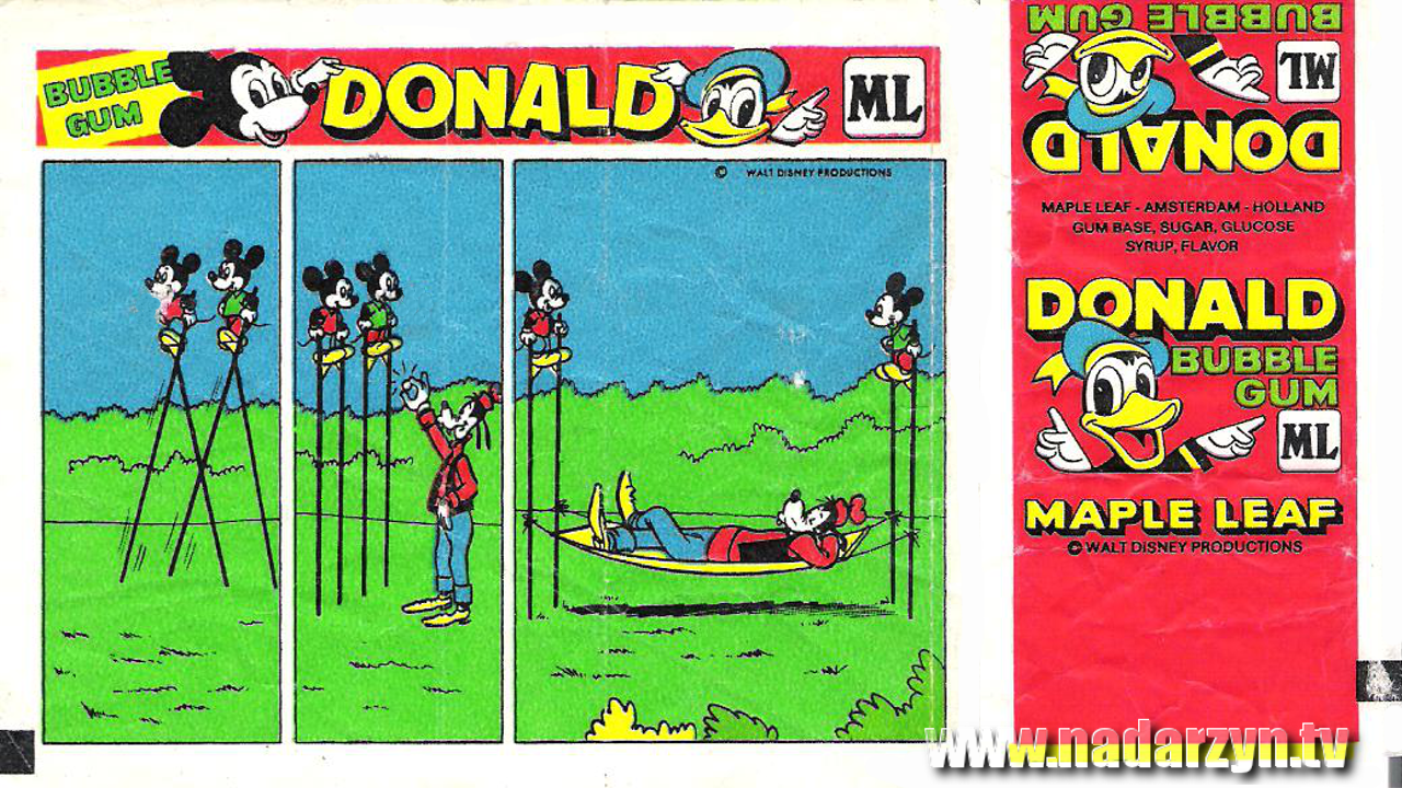Gumy Balonowe Donald