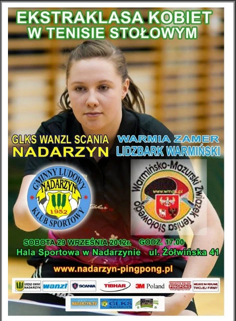 Zaproszenie na mecze tenisa stołowego