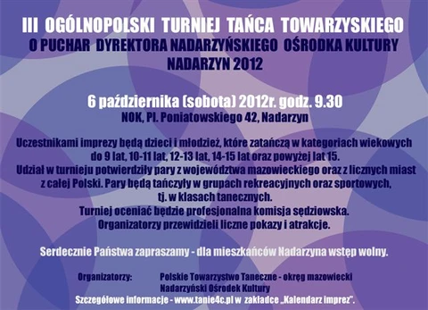 Turniej Tańca Towarzyskiego
