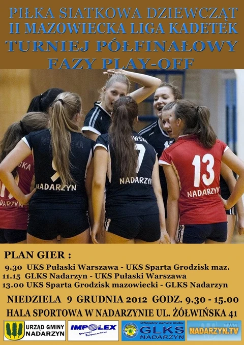 Finał fazy play-off, II mazowieckiej ligii kadetek