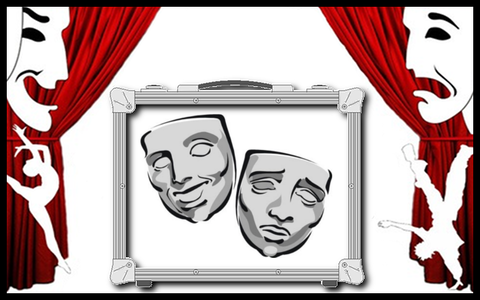 Teatrzyk w walizce - Stragan z bajkami