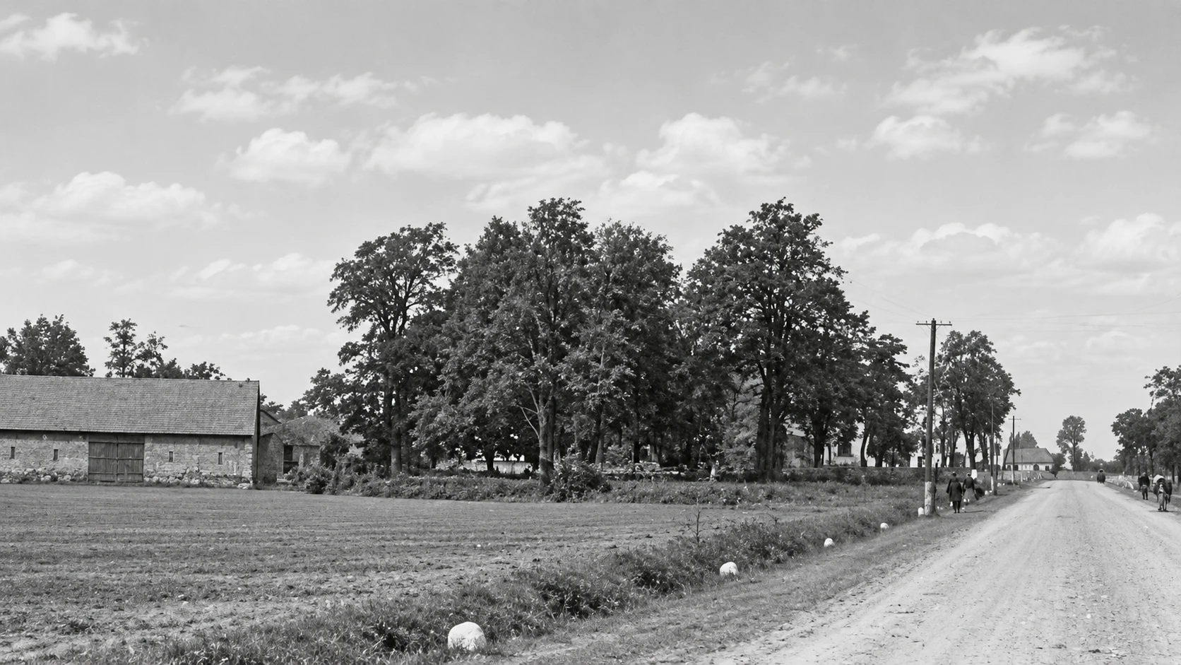 1939 -1940 widok na wjazd do Nadarzyna od strony Warszawy