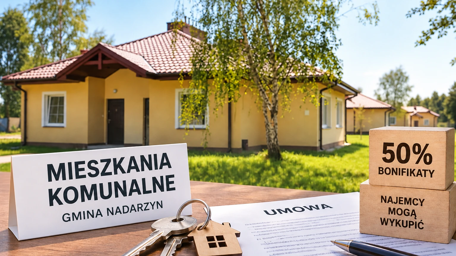 Mieszkania komunalne w Nadarzynie można wykupić z 50-procentową bonifikatą