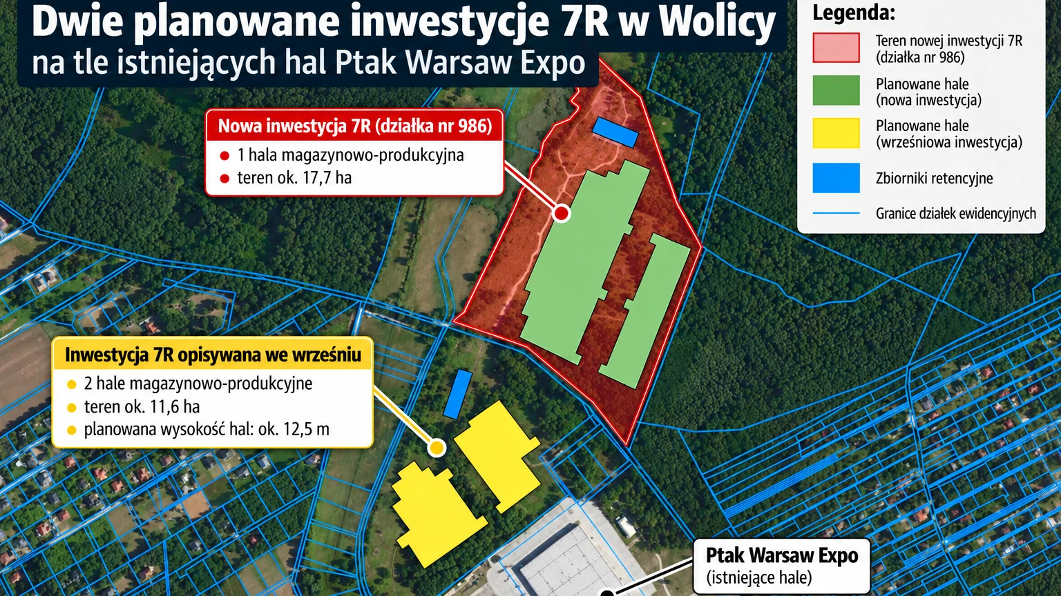 7R planuje kolejną dużą inwestycję w Wolicy. Tym razem niemal 18 hektarów