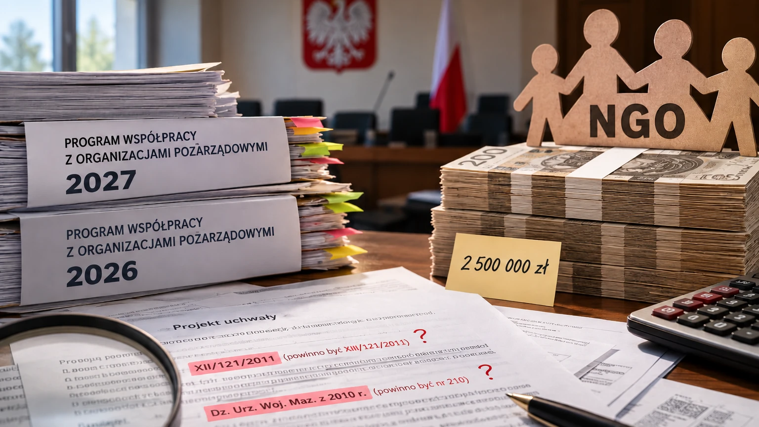 Błędy sprzed lat w projekcie na 2027 rok. Radni zdecydują o programie za 3 miliony złotych