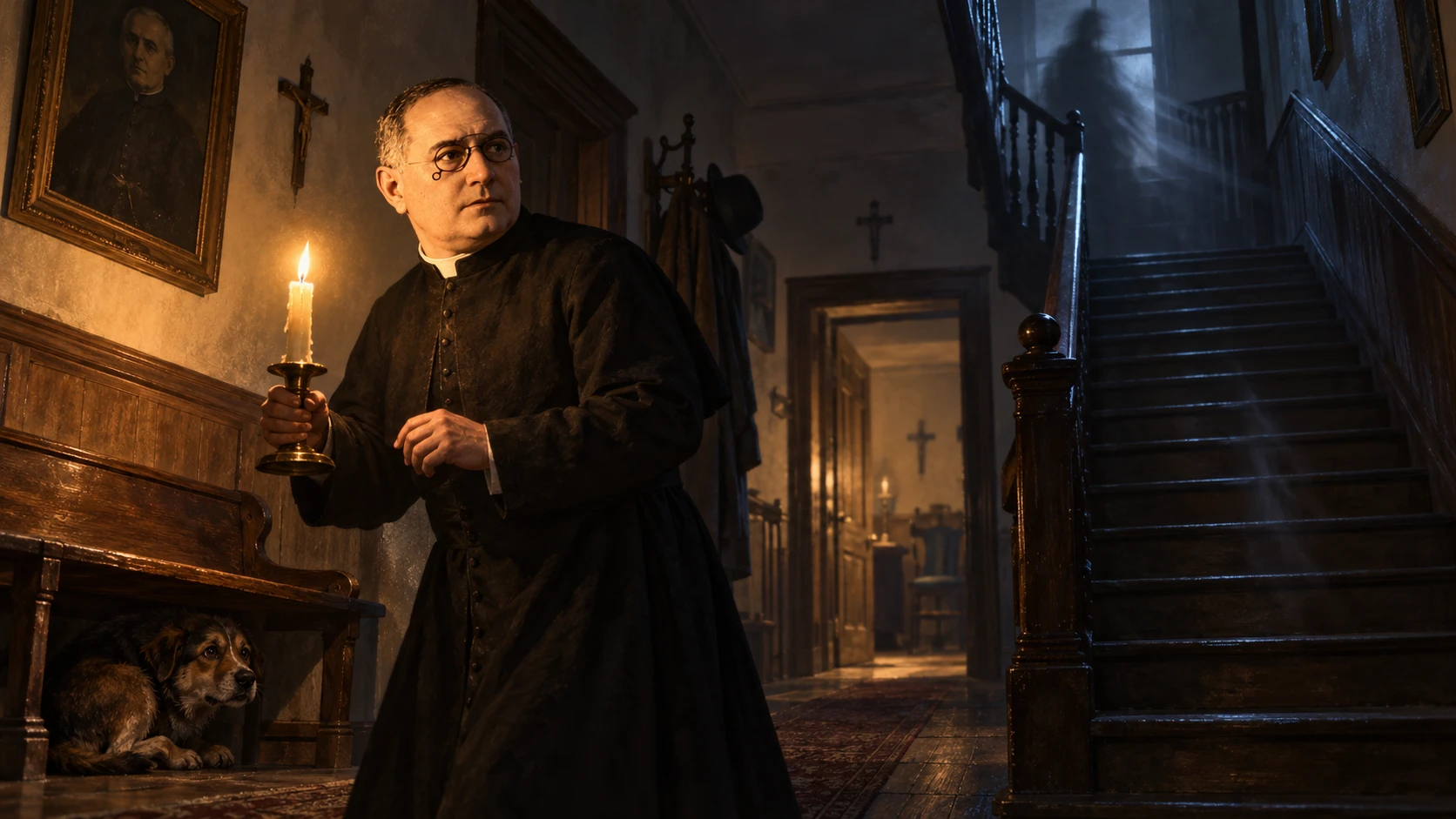 Kroki na schodach, przerażony pies i 45 rubli za spokój. Duchy nadarzyńskiej plebanii